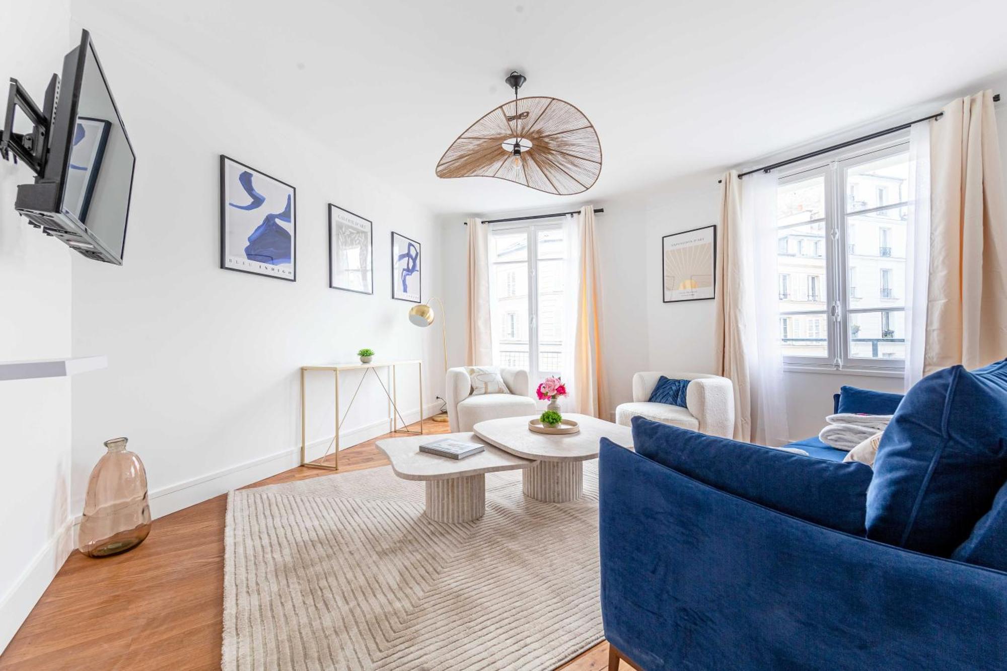 Bright & Charming Apartment - 1Br-4P - Montmartre Paris Exterior foto